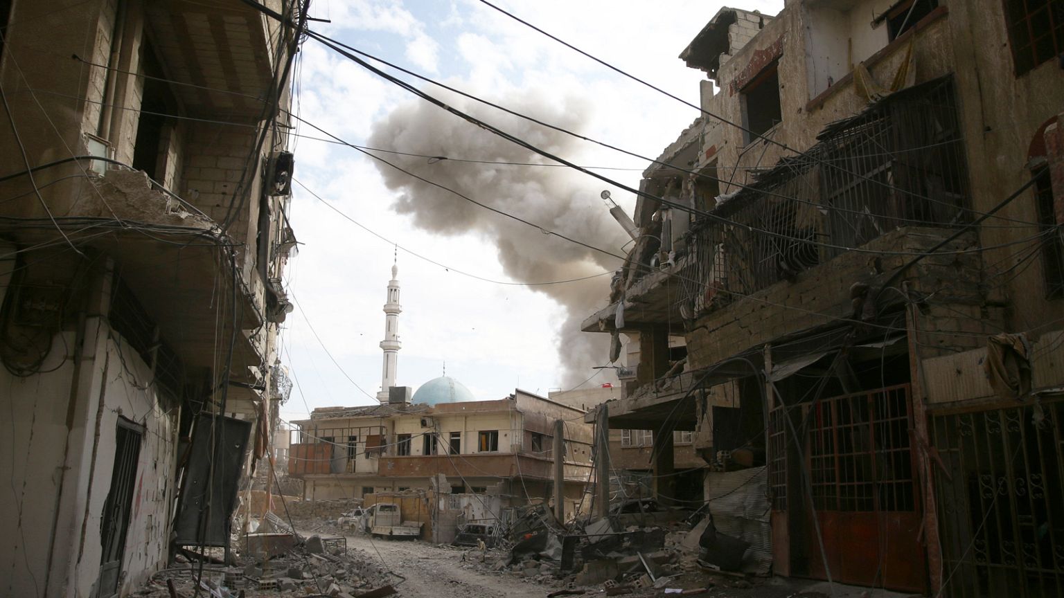 Ghouta's ghastly fate as bombs fall like rain
