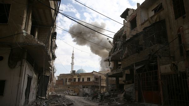 Damas entame son quatrième jour d'offensive contre la Ghouta orientale Damas entame son quatrième jour d'offensive contre la Ghouta orientale