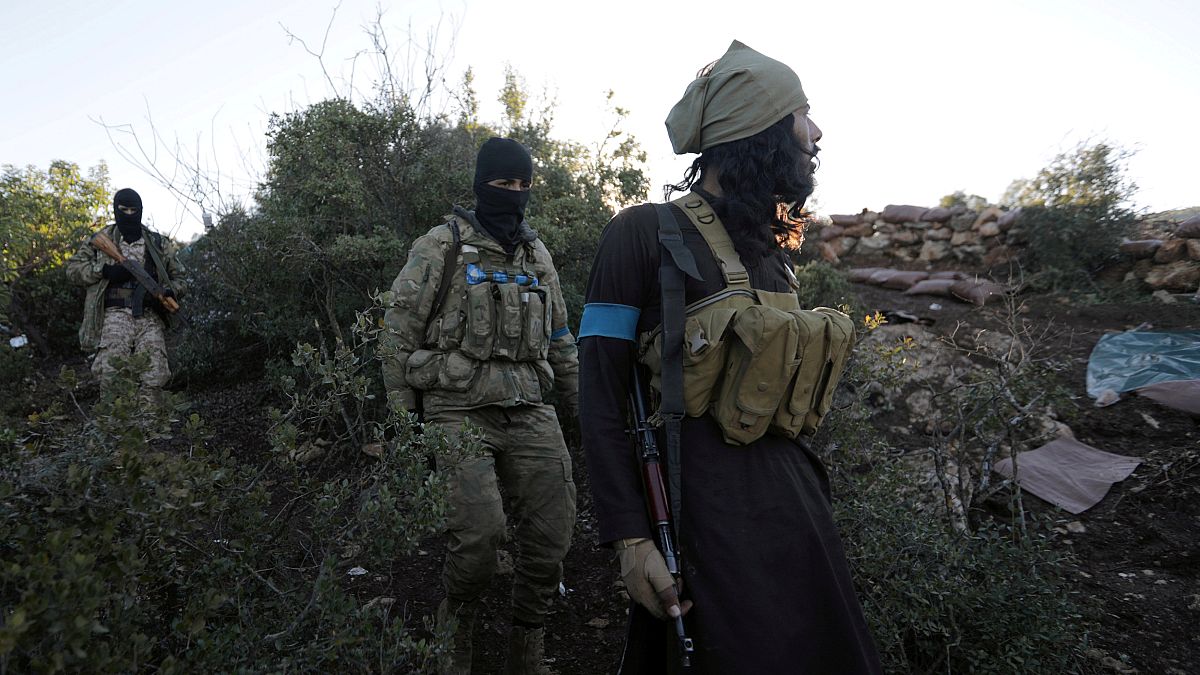 Kämpfer in der Nähe von Afrin