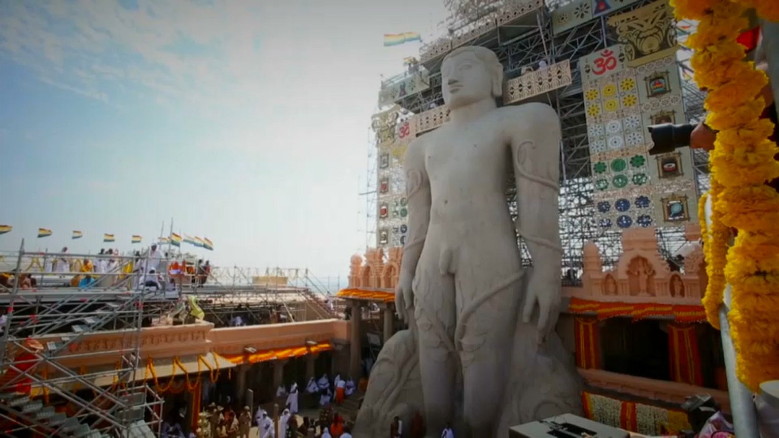 Celebrar o deus jain Bahubali