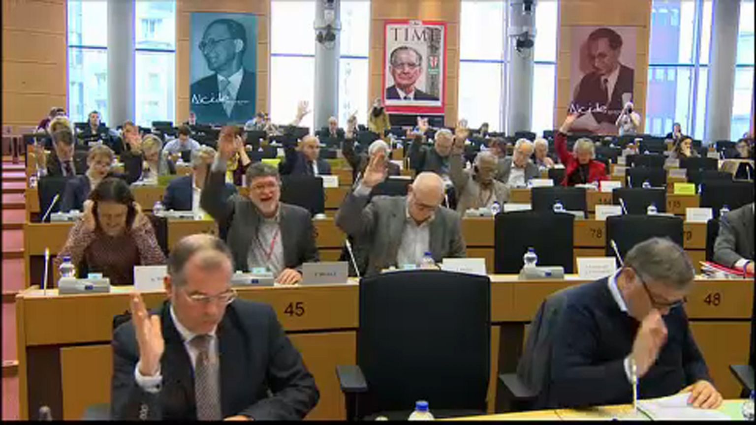 Vote en commission du Parlement européen