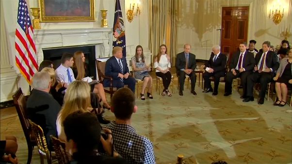 Trump: 'Arm teachers to keep schools safe' Trump: 'Arm teachers to keep schools safe'