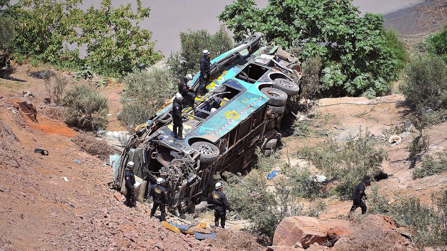 Queda para o abismo no Peru