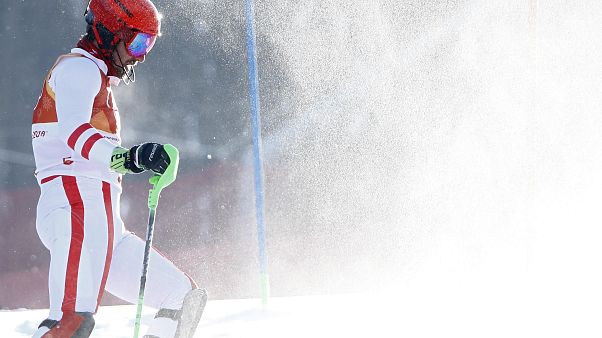 Slalom-Schock: Hirscher raus, Myhrer gewinnt Slalom-Schock: Hirscher raus, Myhrer gewinnt