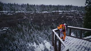 Escalade sur glace au Canada