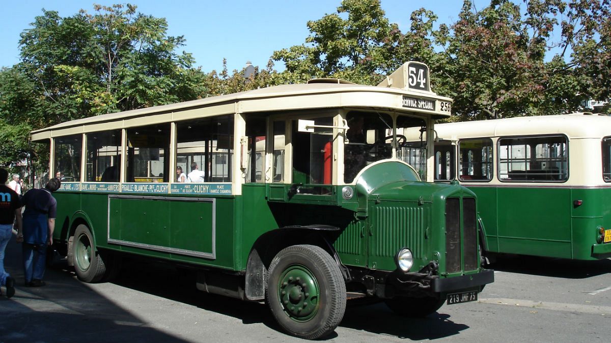 اتوبوس‌های قدیمی پاریس : تاریخچه و آلبوم عکس