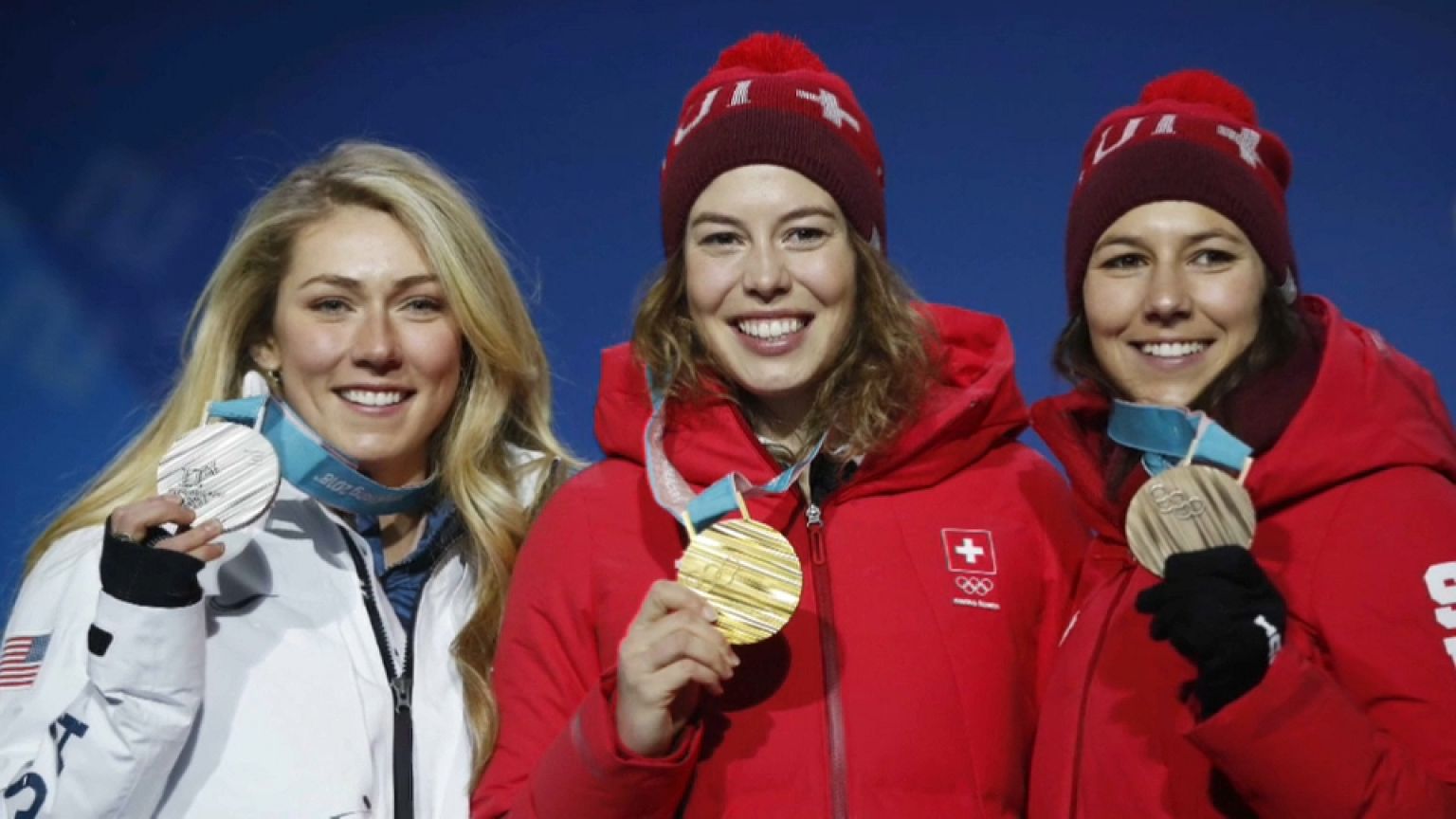 Michelle Gisin'in ilk Olimpiyat madalyası altın 