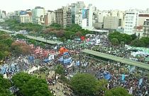 Protestos contra Macri em Buenos Aires