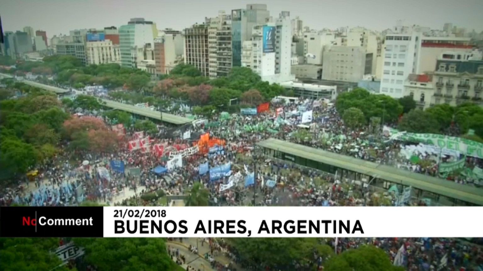 Los camioneros marchan contra la reforma laboral