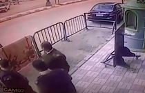 Egyptian police save falling child