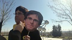 Joaquin Reyes, humoriste espagnol, en sosie de Puigdemont.