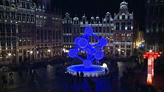 Spektakuläre Laternenausstellung in Brüssel