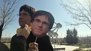 Joaquin Reyes dressed as Carles Puigdemont