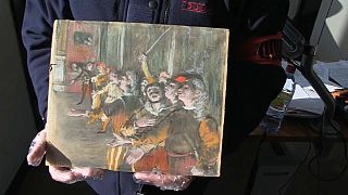 Stolen Degas painting left in suitcase on French bus