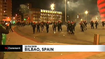 Toter bei Auseinandersetzungen in Spanien