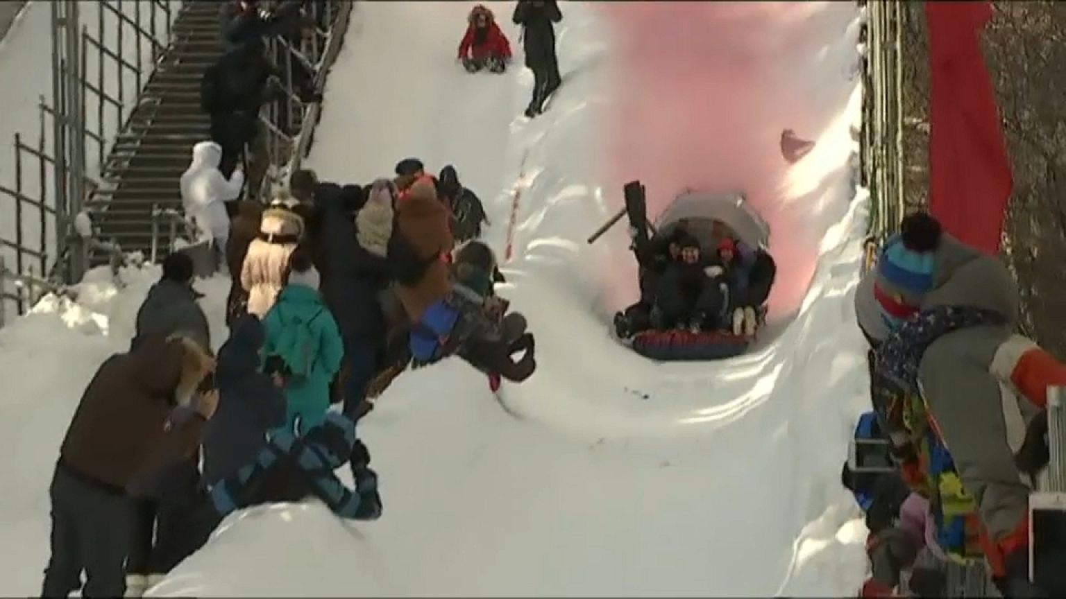Bobsleigh à l'ancienne