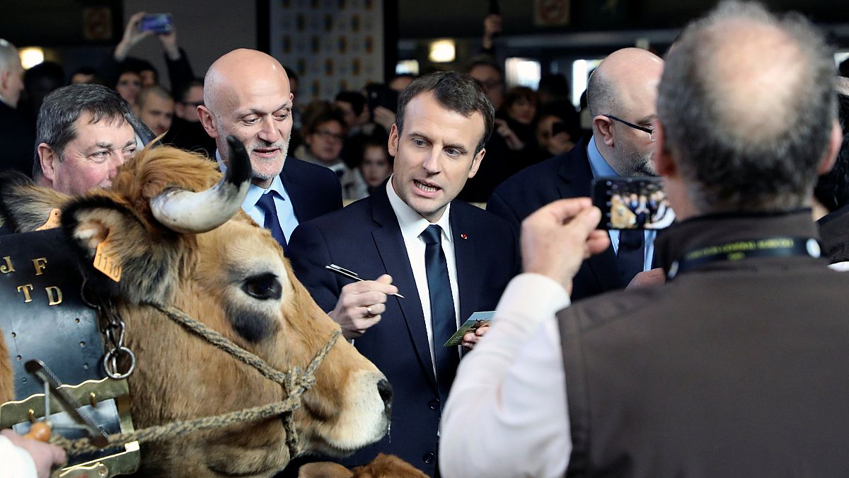 Emmanuel Macron, abucheado en el Salón de la Agricultura