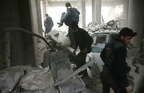 Syria: At least 500 civilians have been killed during a week of bombing raids in the besieged enclave of Eastern Ghouta
