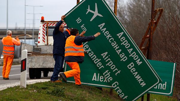 Büyük İskender Havalimanı'nda isim değişikliği Büyük İskender Havalimanı'nda isim değişikliği