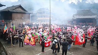 مهرجان "حمل البطل" في مقاطعة غويجو في الصين
