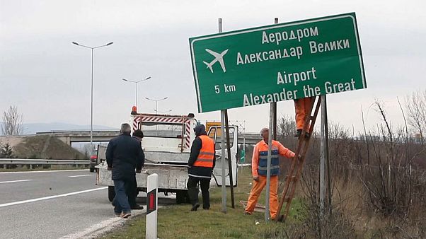 Mazedonien demontiert provokanten "Alexander den Großen" Mazedonien demontiert provokanten "Alexander den Großen"