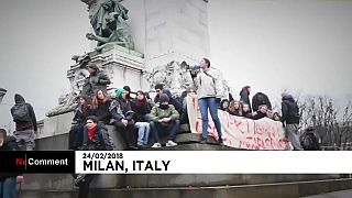 Demos gegen Rassismus in Italien