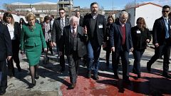 Ελλάδα: Ο Ιρλανδός πρόεδρος κοντά στους πρόσφυγες