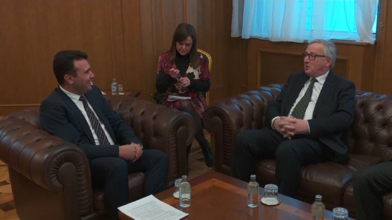El presidente de la Comisión Europea de viaje en Macedonia