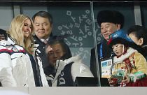 Ivanka Trump  South Korean Moon Jae-in and Kim Yong Chol  North Korea
