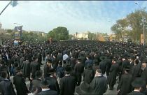 Thousands of mourners packed the streets to pay their respects