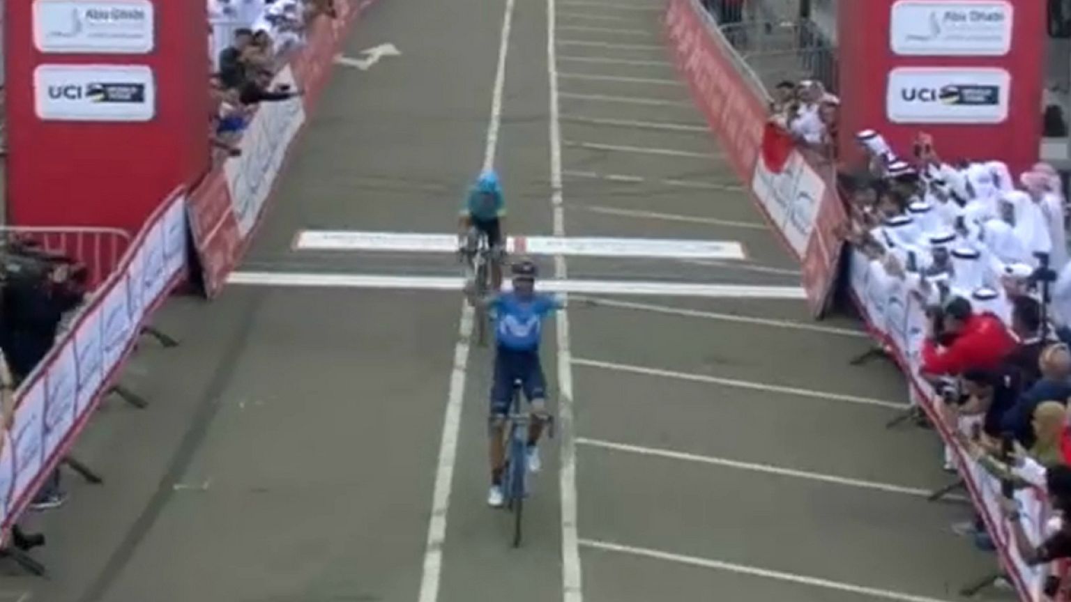 Valverde conqustou na derradeira etapa o primeiro lugar em Abu Dhabi 