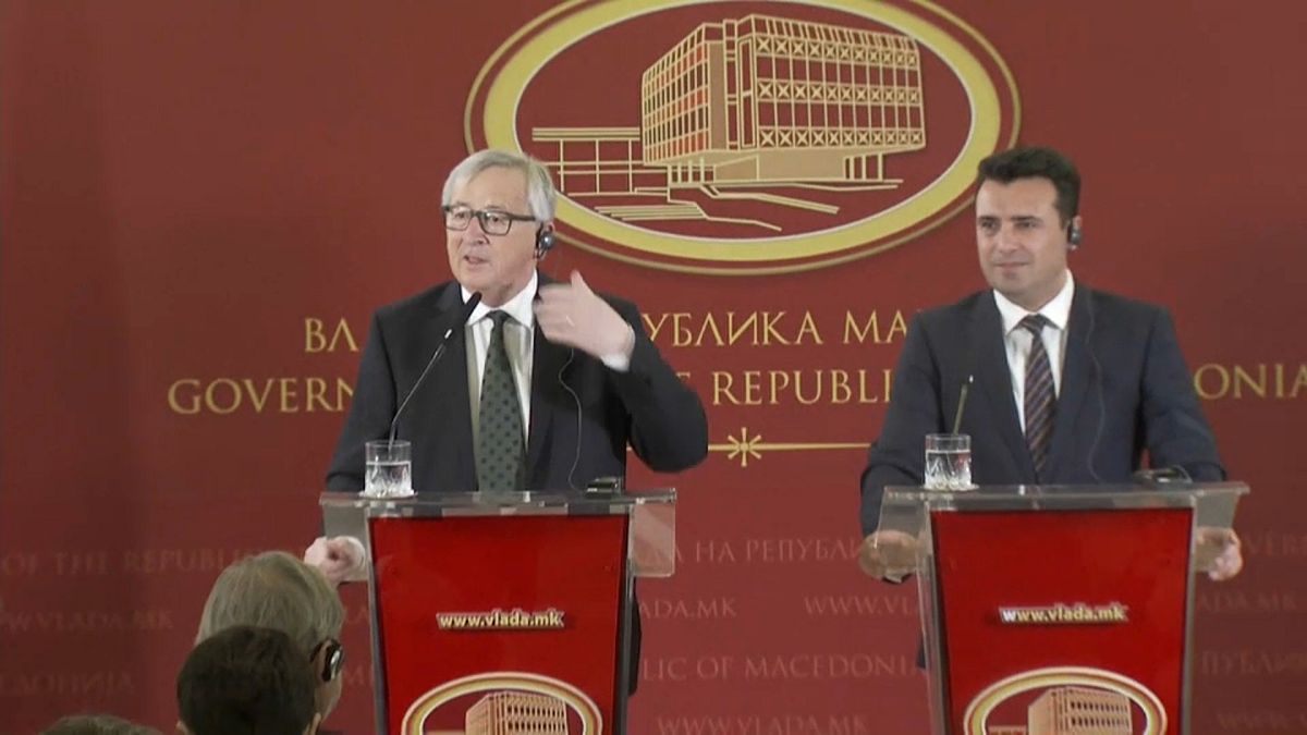 Juncker zum Mazedonien-Namensstreit: Macht euren Job
