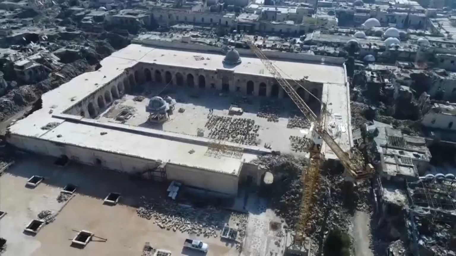شاهد مدن حلب ودرايا بعد سبع سنوات من الحرب 