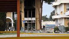 Βομβαρδισμένο τοπίο το Επαρχιακό Δικαστήριο Λευκωσίας