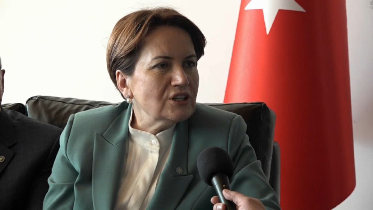 Turkey's Good Party leader Meral Askener 
