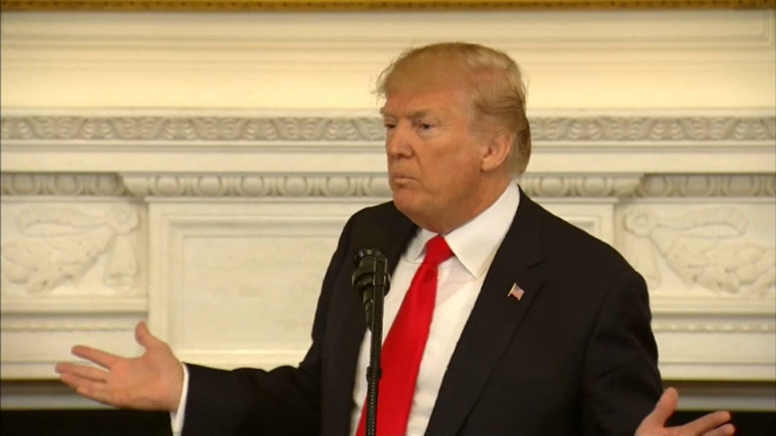 Trump ataca a la justicia en la Casa Blanca tras la decisión del Supremo