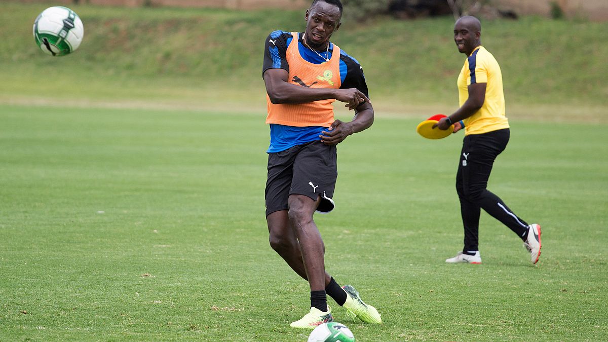 Usain Bolt quiere volver a hacer historia, ahora como futbolista
