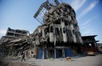Здание в иракском Мосуле, разрушенное в результате бомбардировок
