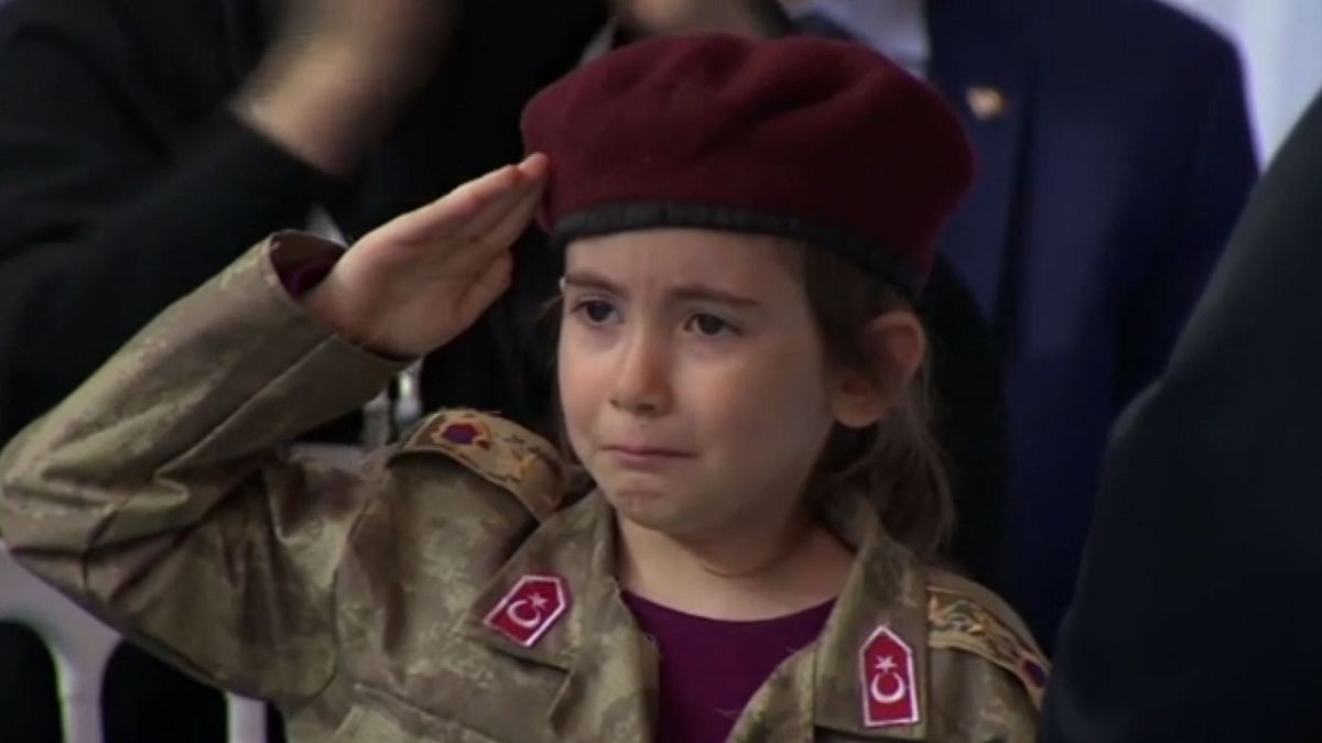 Erdogan slammed for telling sobbing girl, 6, her 'martyrdom' would be honoured
