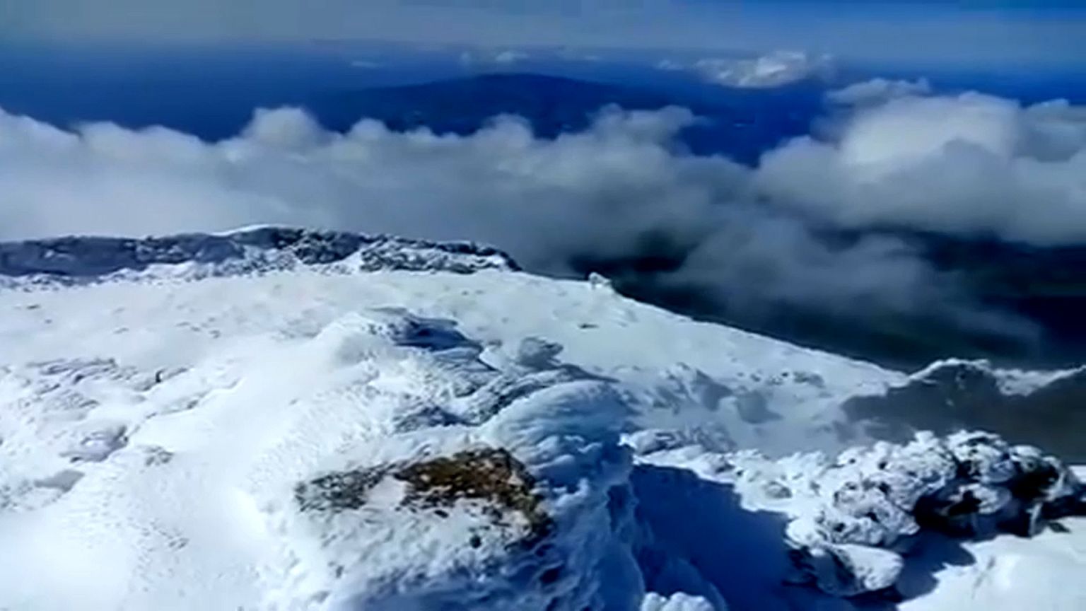 Снег на Азорских островах