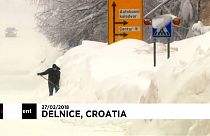 La ola de frío atraviesa Croacia