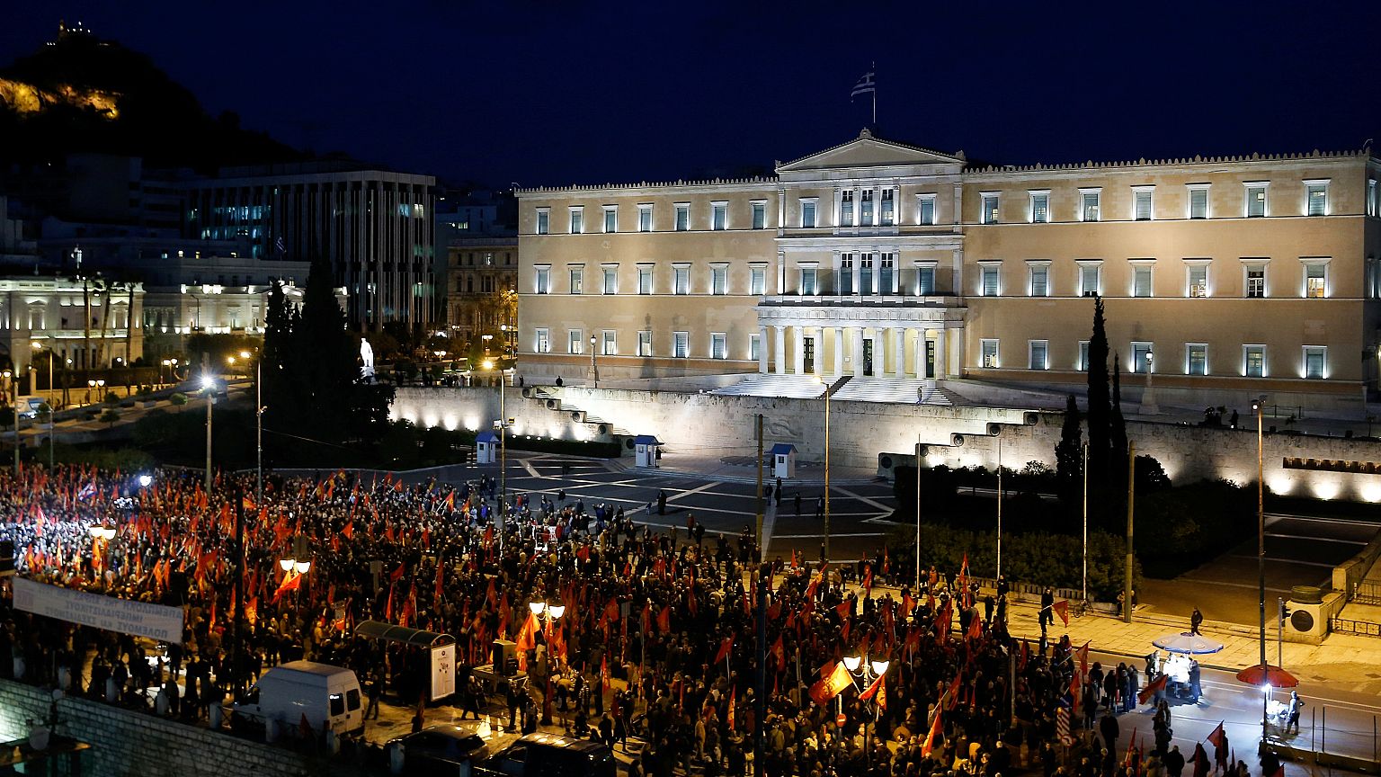Μεγάλη συγκέντρωση και πορεία του ΚΚΕ κατά του ΝΑΤΟ