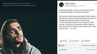 Diogo Piçarra desiste e Susana Travassos é repescada no Festival da Canção
