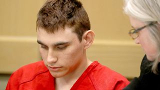 Nikolas Cruz, facing 17 charges of premeditated murder, in court - 19/2/218