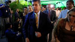 Henri Falcón después de presentar su candidatura