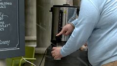 Budapest: Gratis-Tee gegen die Kälte