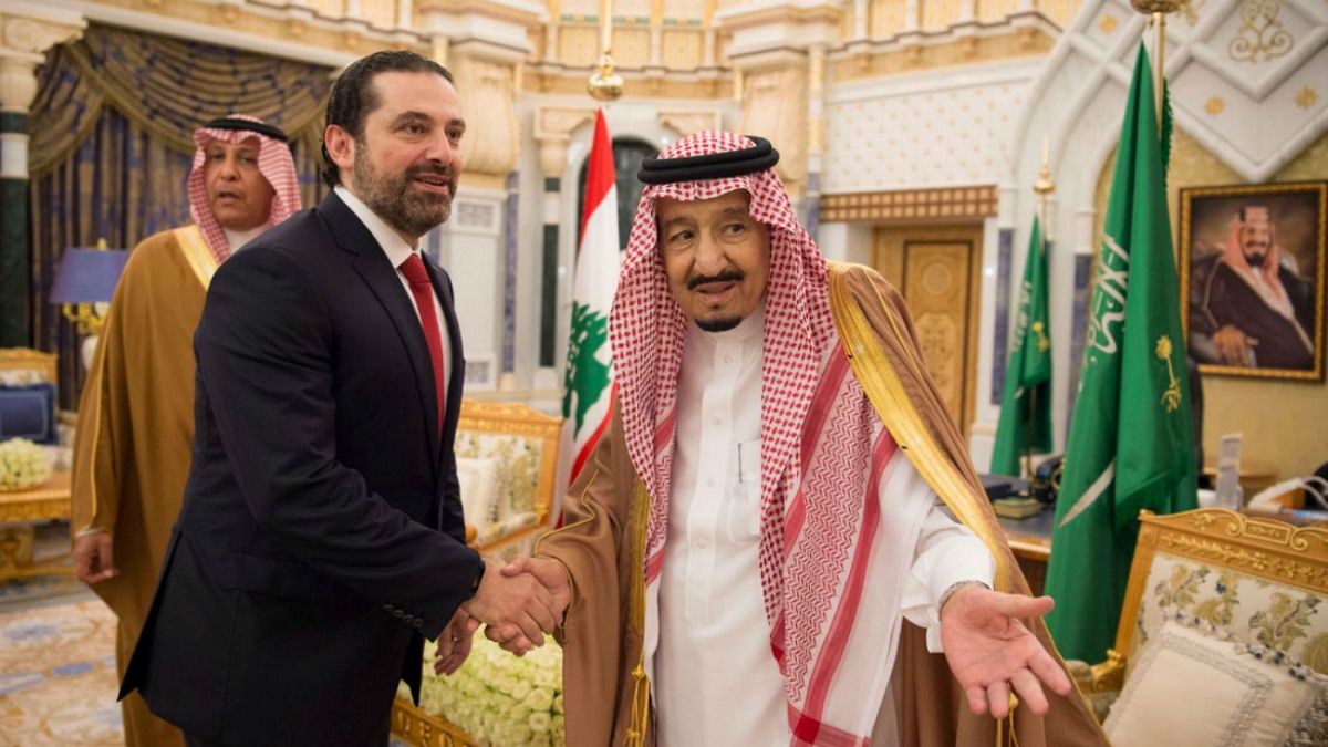Saudi King Salman welcomes Lebanese Prime Minister Saad al-Hariri