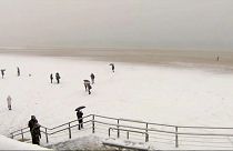 Snow in spain