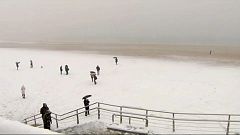 Snow in spain