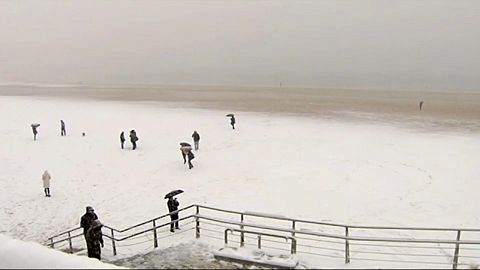Snow in spain